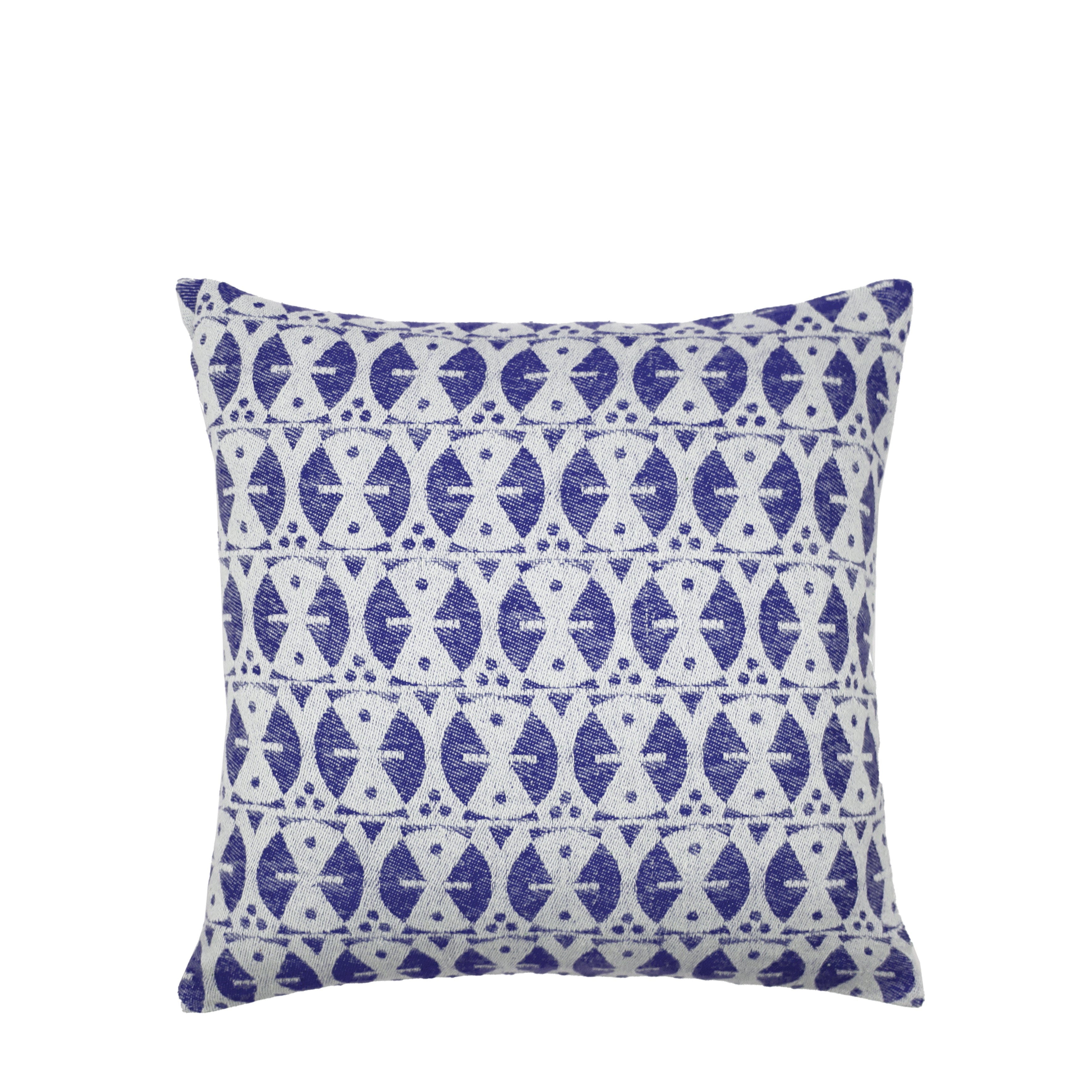 Navy 'Adinkra' Cushion 40x40cm