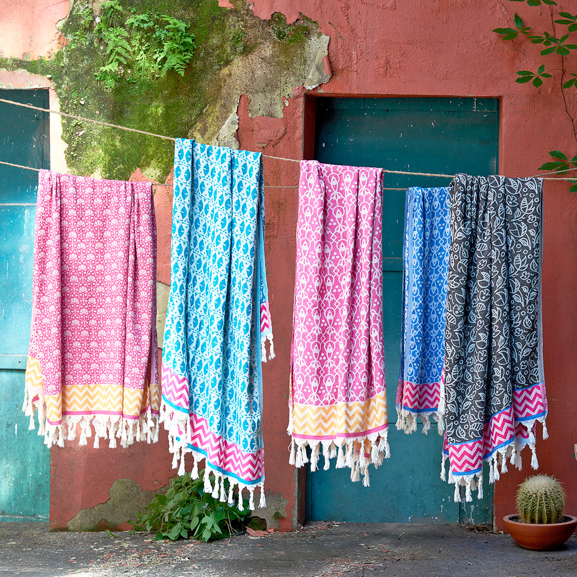 Blue 'Mahi' Peshtemal