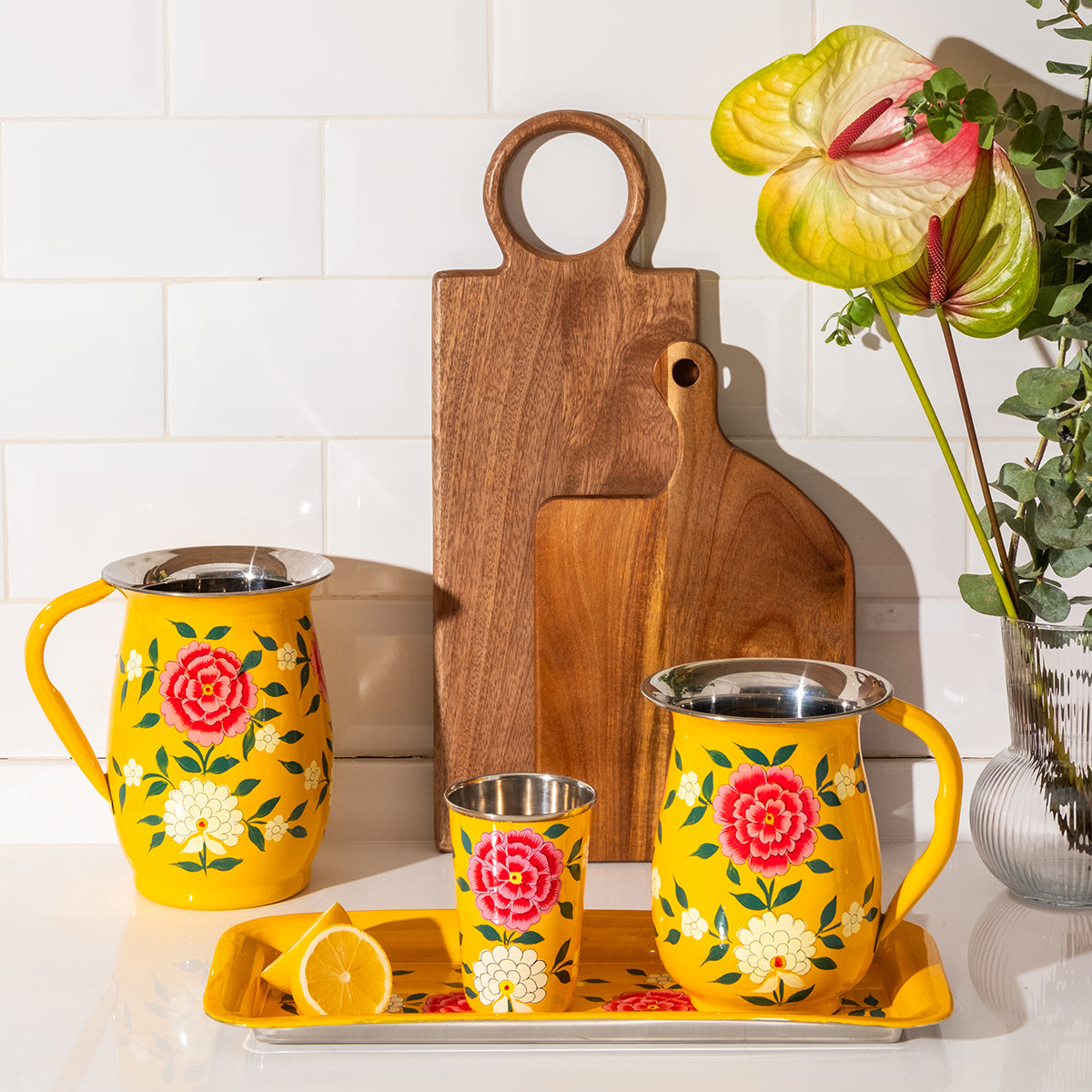 Pushkar Bloom Long Tray