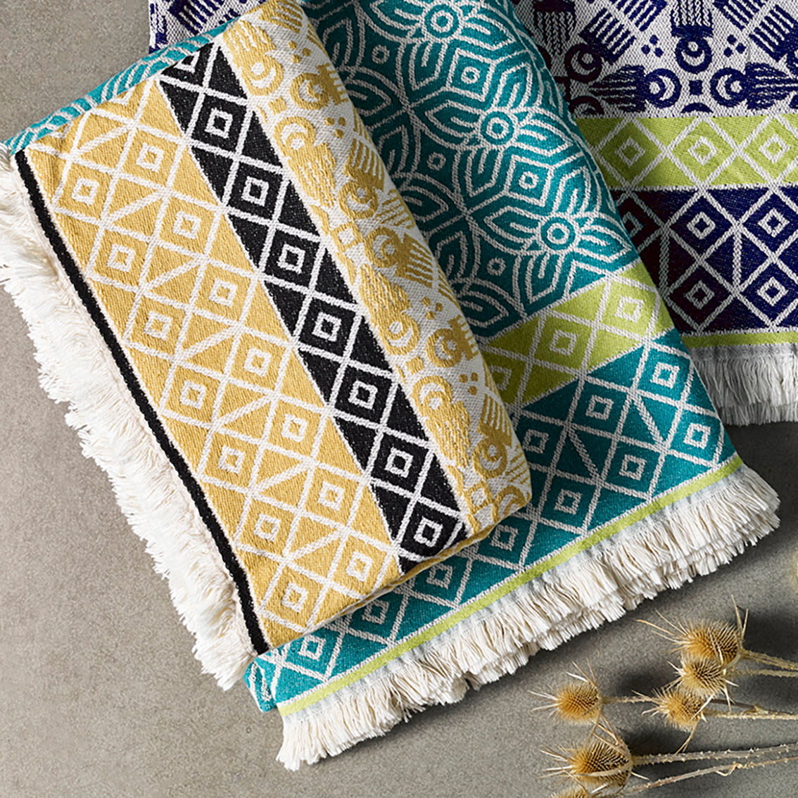 Blue 'Fawohodie' Throw