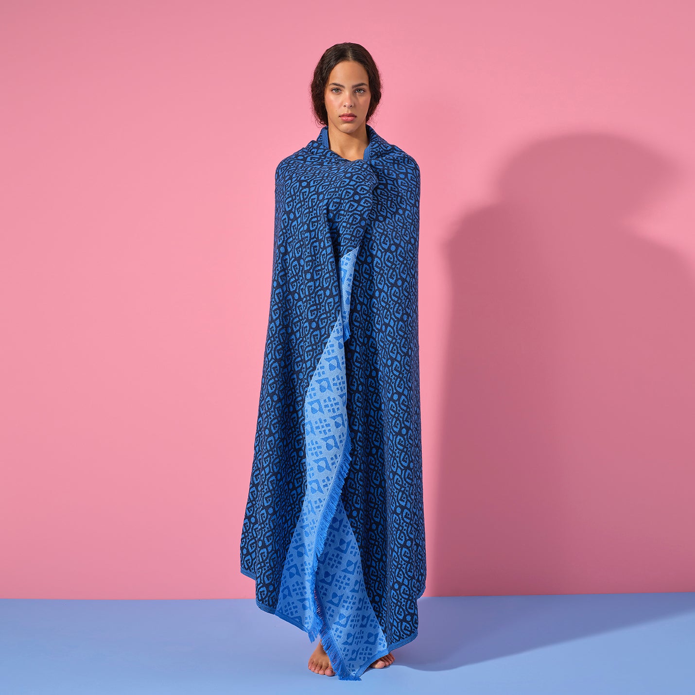 Navy 'Thagzo' Throw