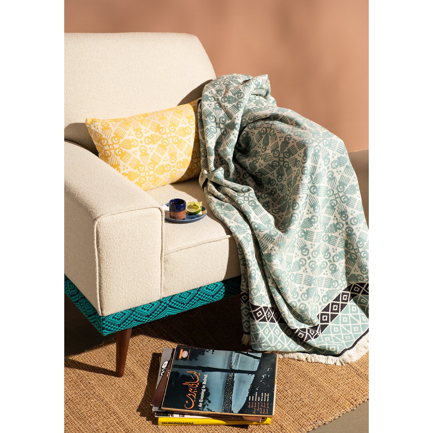 Sage 'Duafe' Throw Blanket