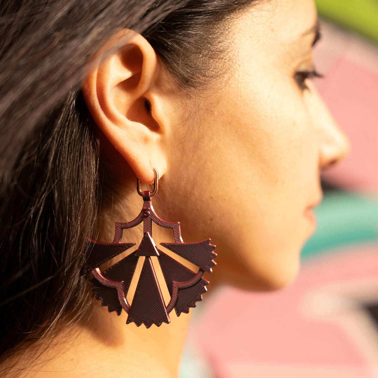 Jaipur Carnation Earrings №03